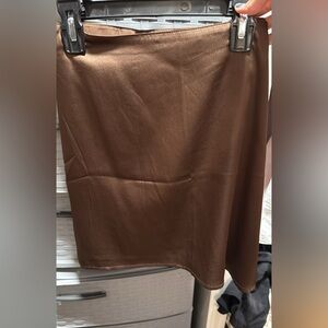 Hollister Brown Mini Skirt